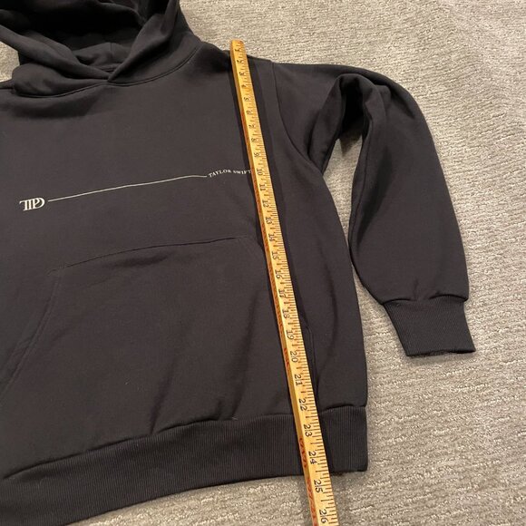 Taylor Swift Tortured Poets Hoodie Womens Small Black Spotify Exclusive Pullover - Picture 8 of 12